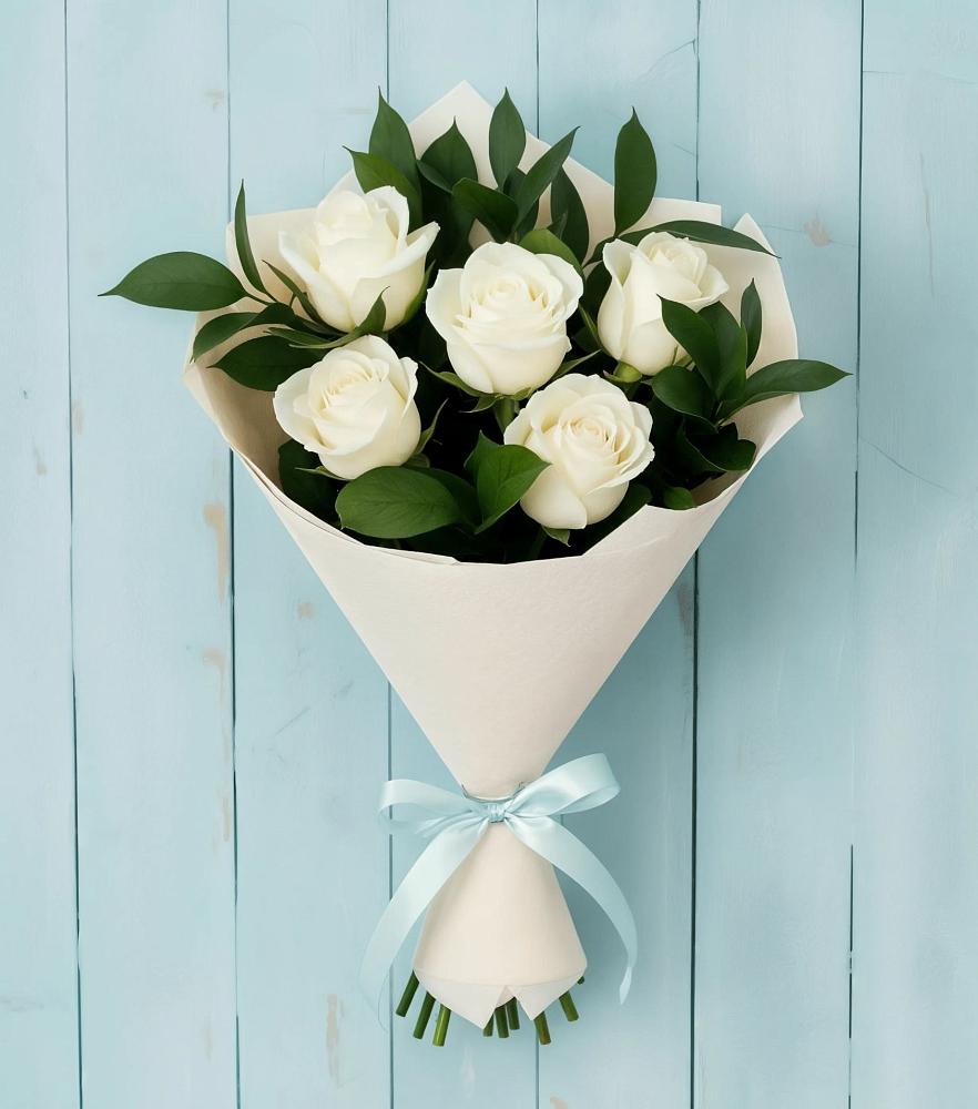 Букет цветов из: Розы в Поворино