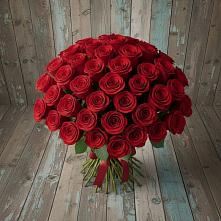 Букет 55 Красных роз Фридом #REPLACE_PRED# Поворино