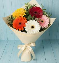 Букет цветов из:  Герберы в Поворино