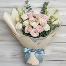 Букет цветов из:  Лизиантусы в Поворино