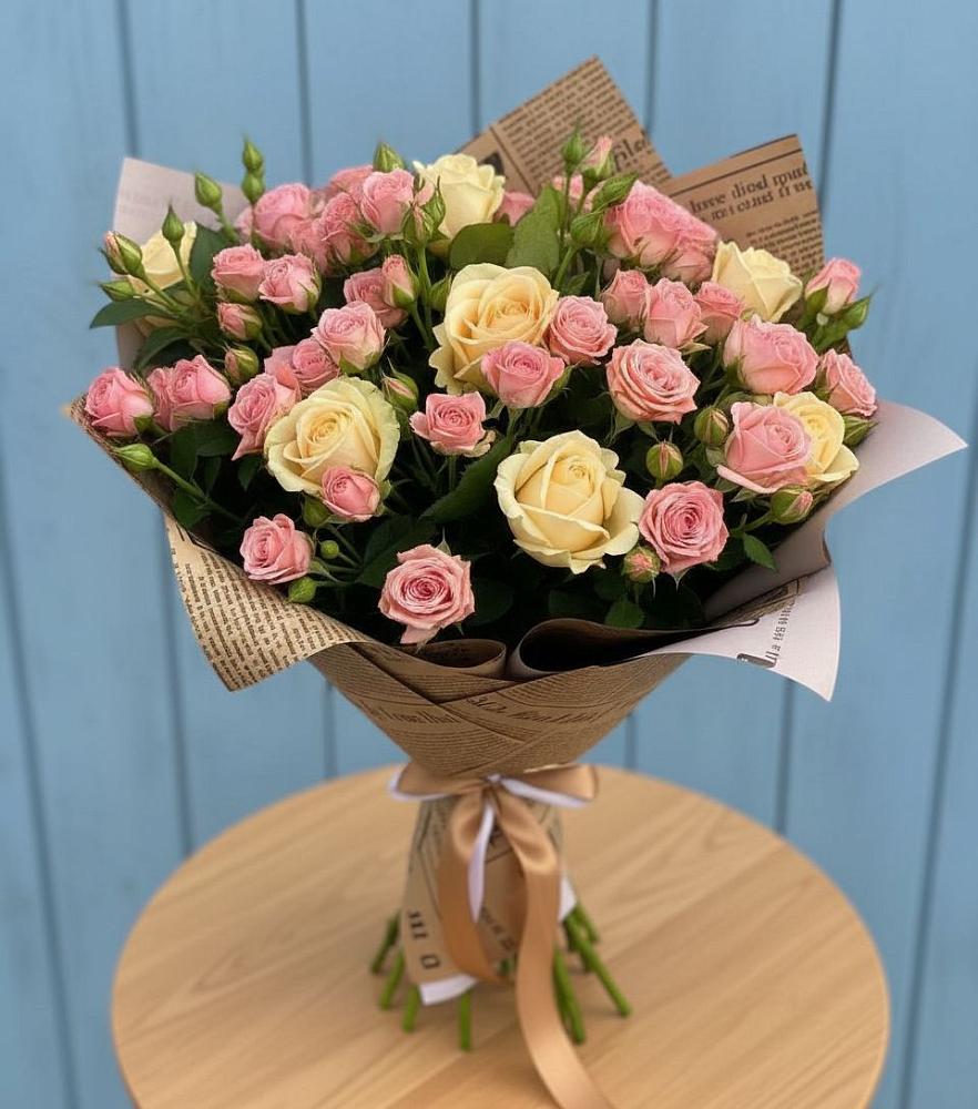 Букет цветов из: Розы в Поворино