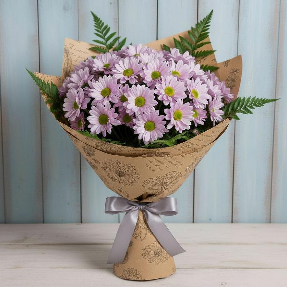 Букет цветов из: Хризантемы в Поворино