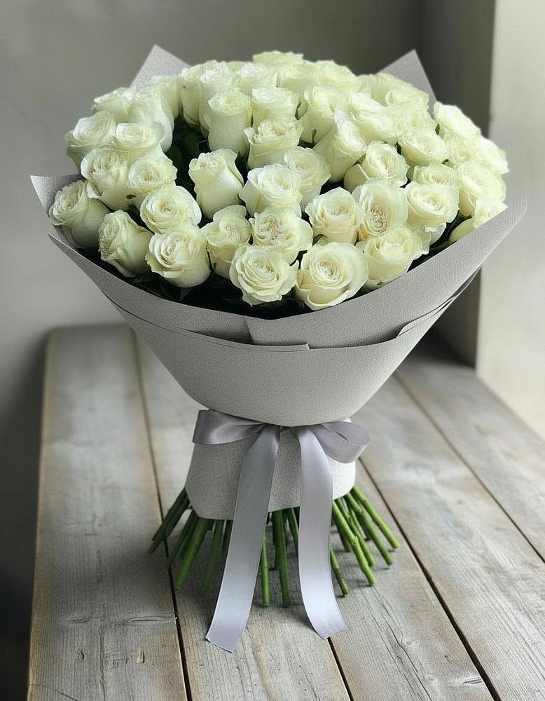 Букет 35 Белых роз в Поворино