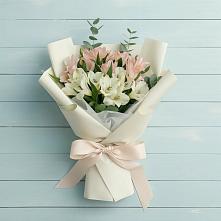 Букет цветов из:  Альстромерии в Поворино