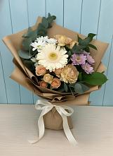 Букет цветов из:  Герберы и Хризантемы в Поворино
