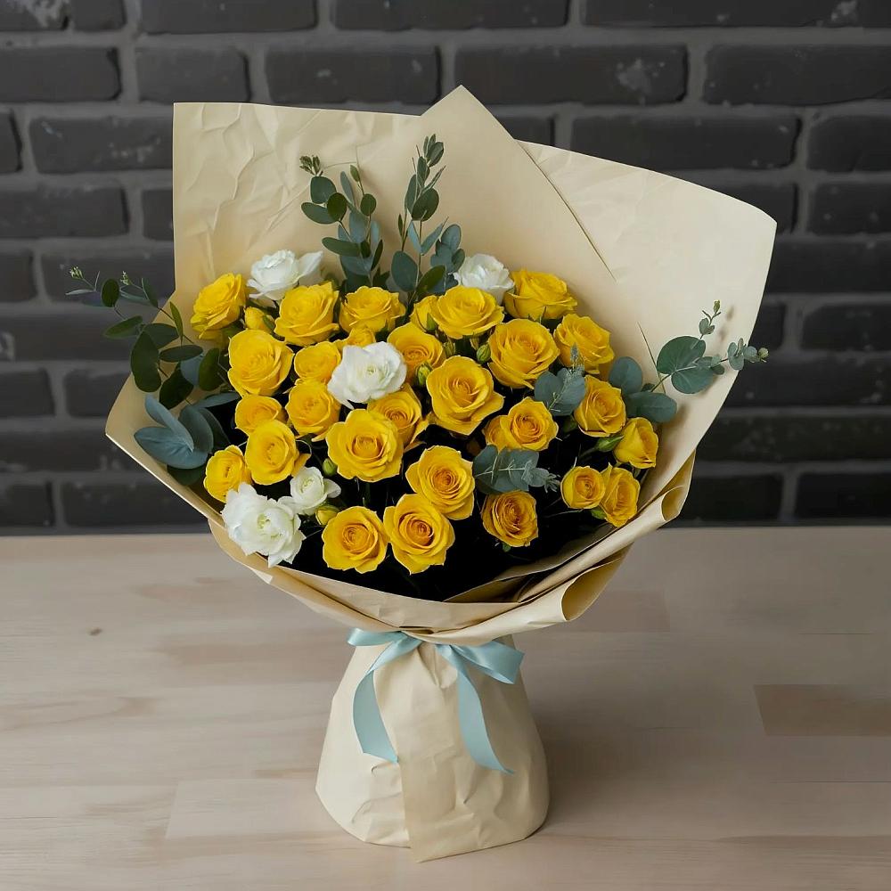 Букет цветов из: Розы в Поворино