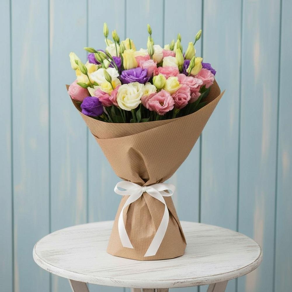 Букет цветов из: Лизиантусы в Поворино