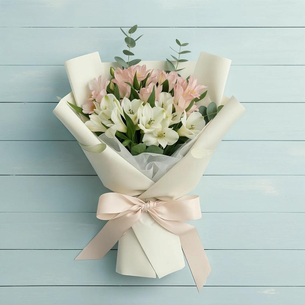 Букет цветов из: Альстромерии в Поворино